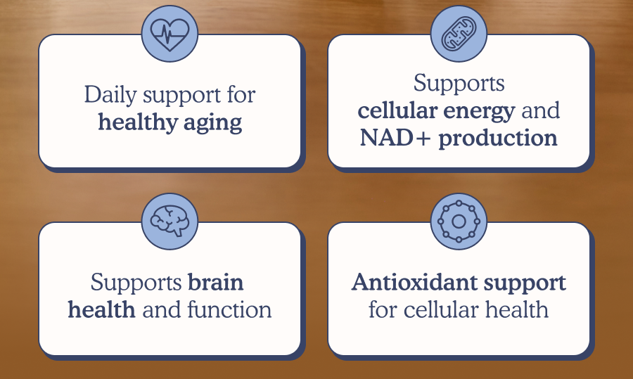 Daily support for healthy aging