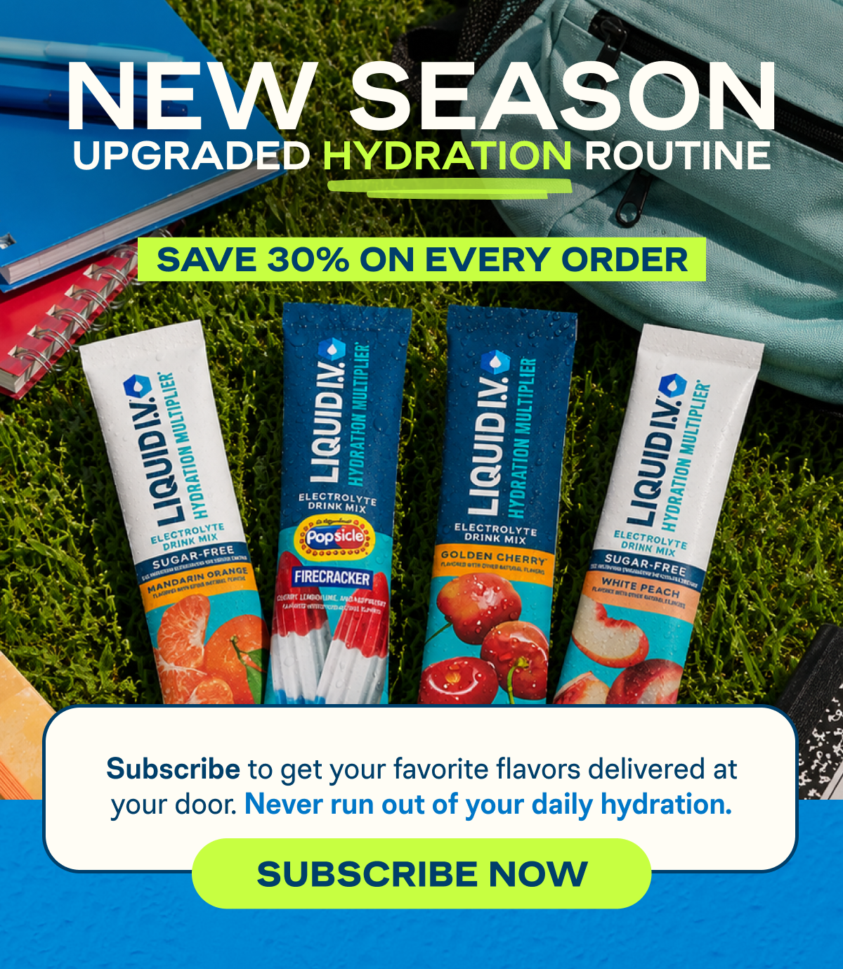 New Season Upgraded Hydration Routine with 30% Off