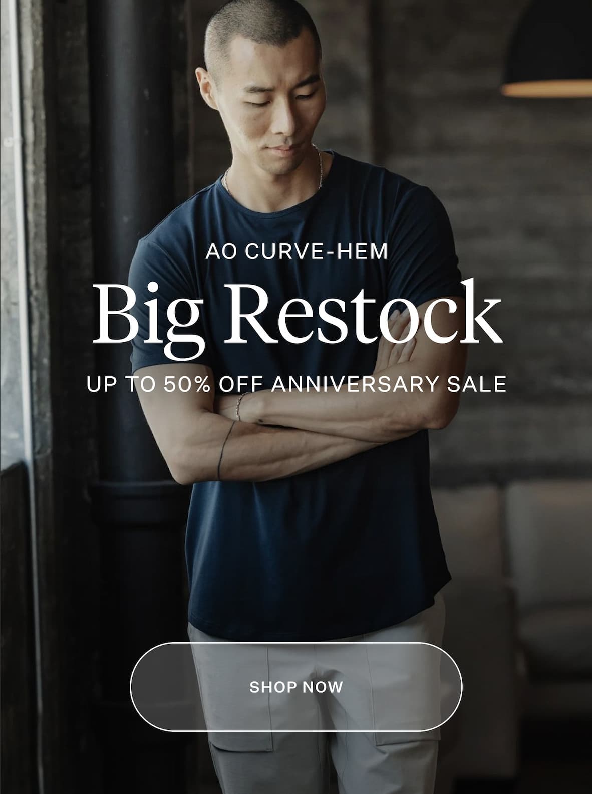 AO Curve-Hem Tee - Big Restock
