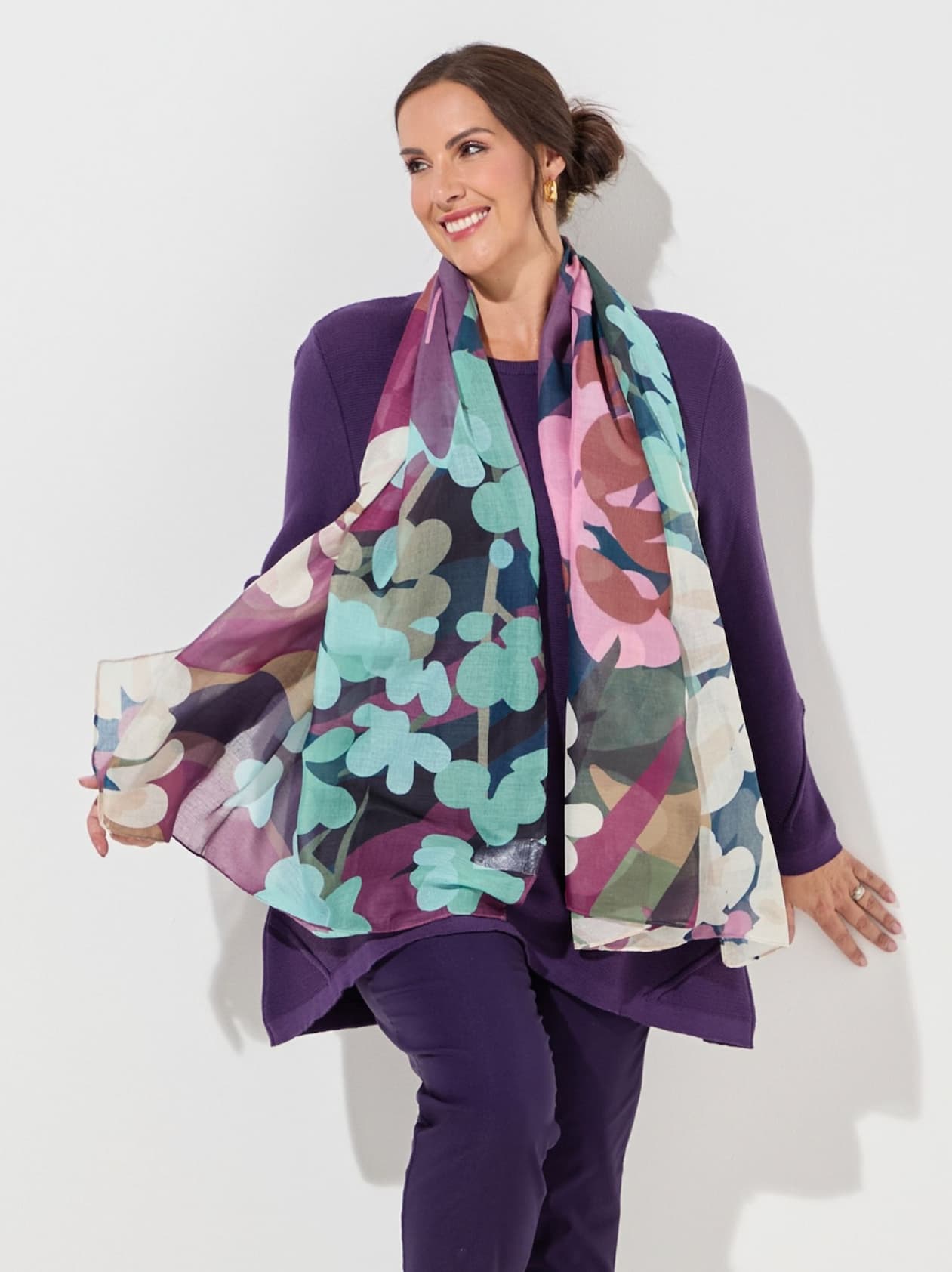 Florence Botanical print Scarf