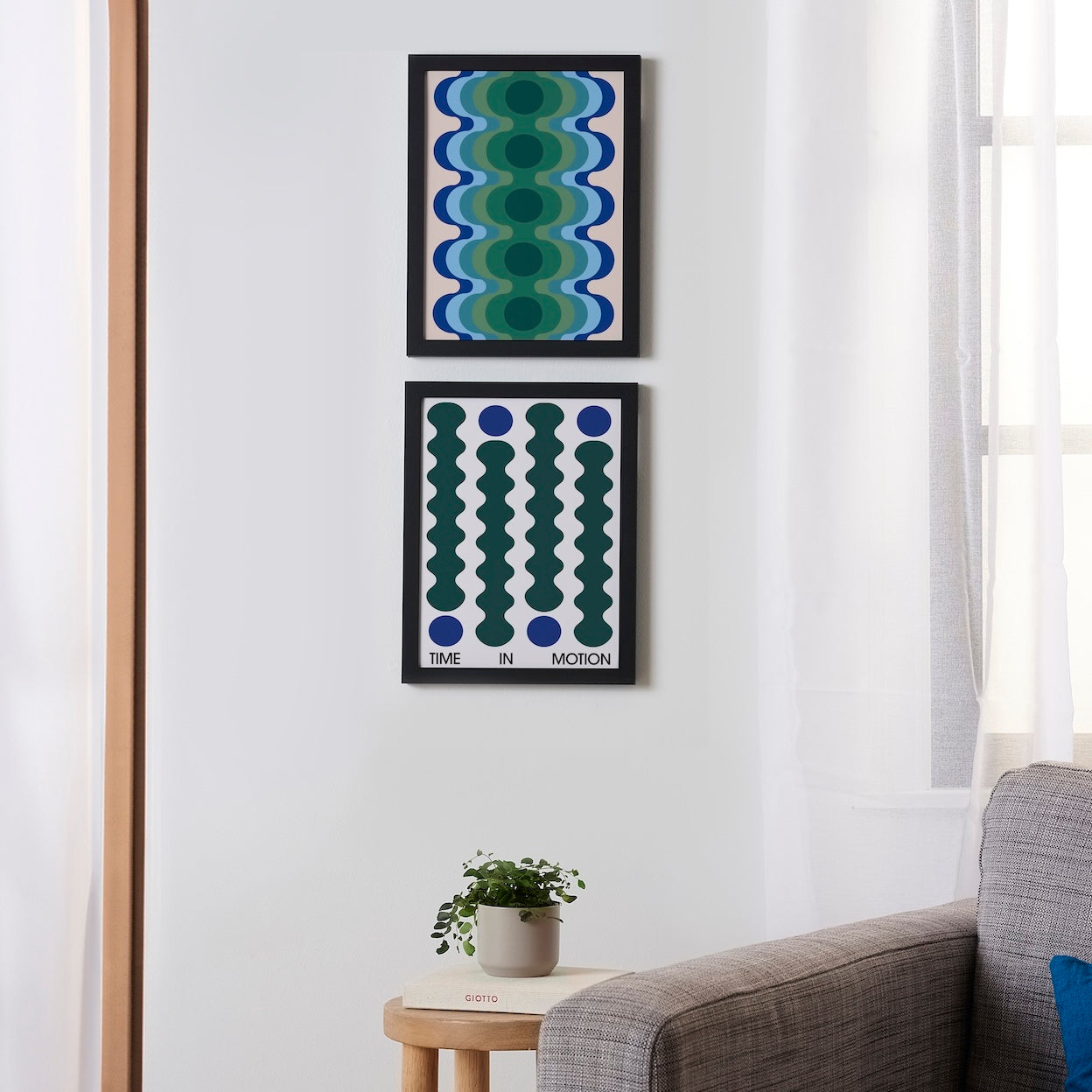 Image of Retro Motion Set Framed Poster