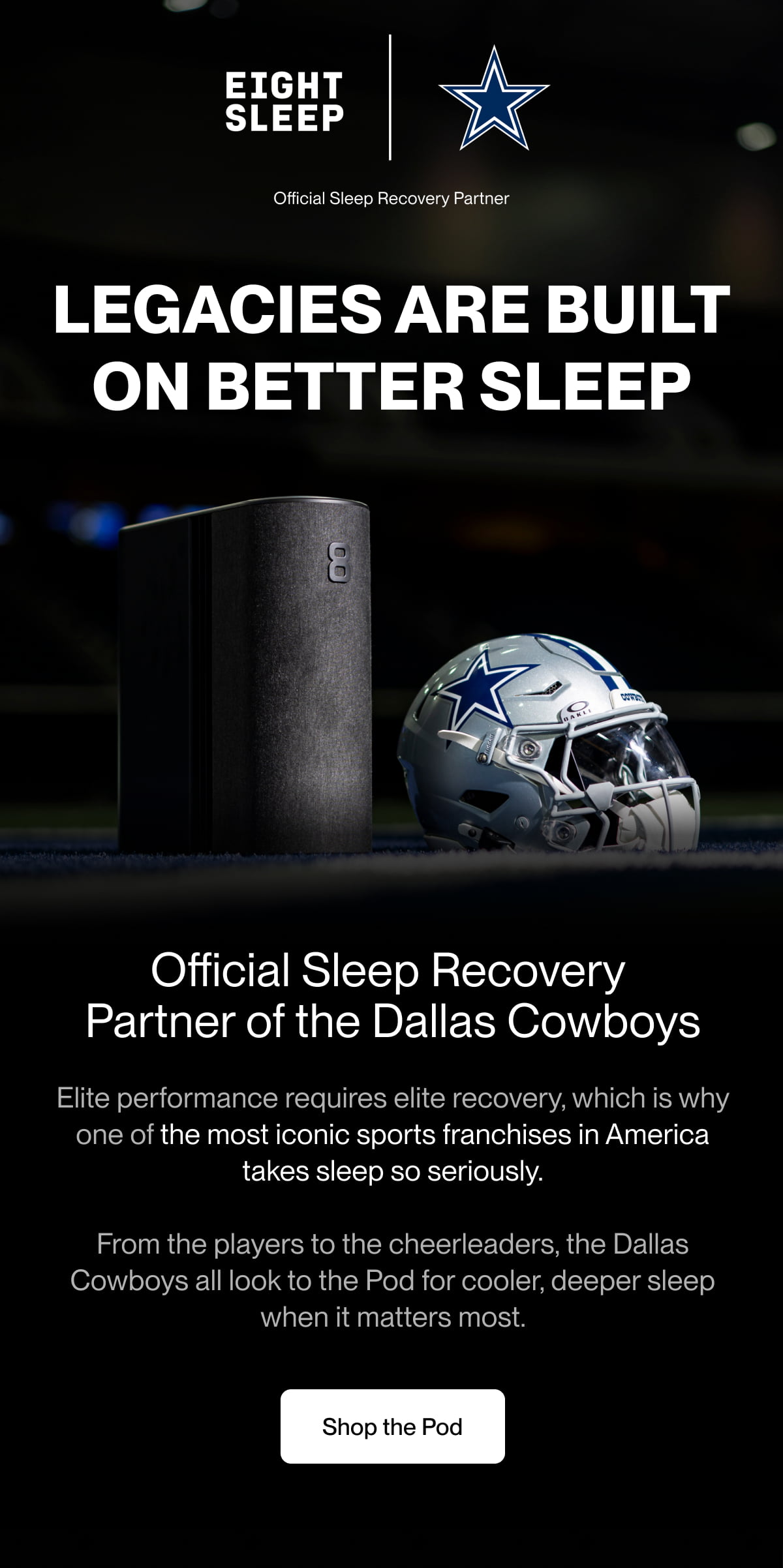 Legacies are built on better sleep