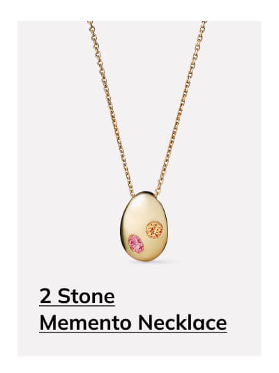2 Stone Memento Necklace
