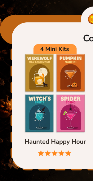 Haunted Happy Hour | 4 Mini Kits