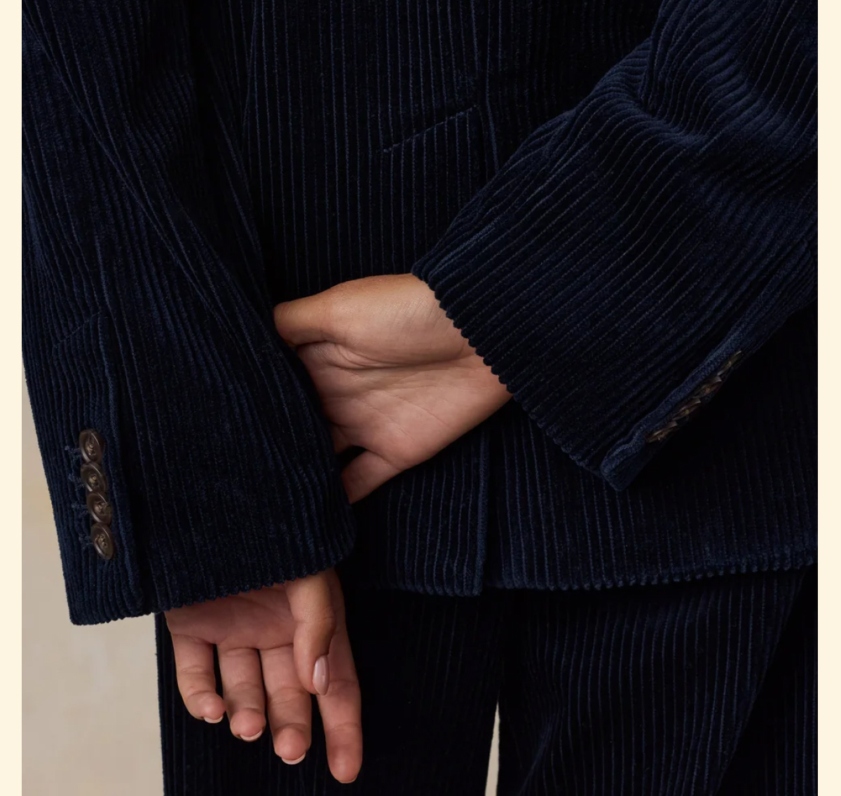 Hawthorne Cord Oversized Blazer