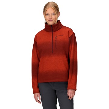 Marmot&nbsp; Heavyweight Drop Line Printed Half-Zip Fleece Pullover - Women's