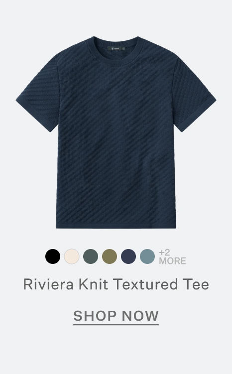 Riviera Knit Textured Tee