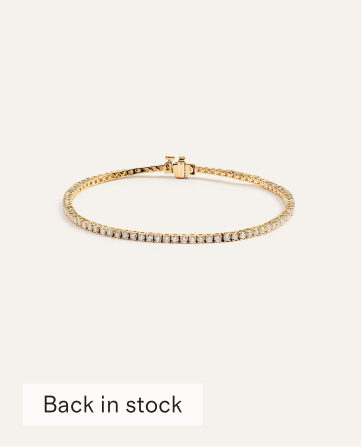 14K Gold Lab Grown Diamond Tennis Bracelet - 3ctw