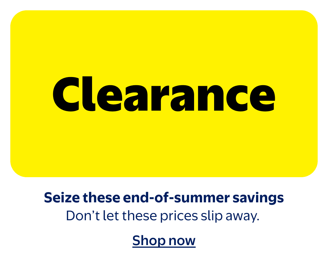 Seize end-of-summer savings