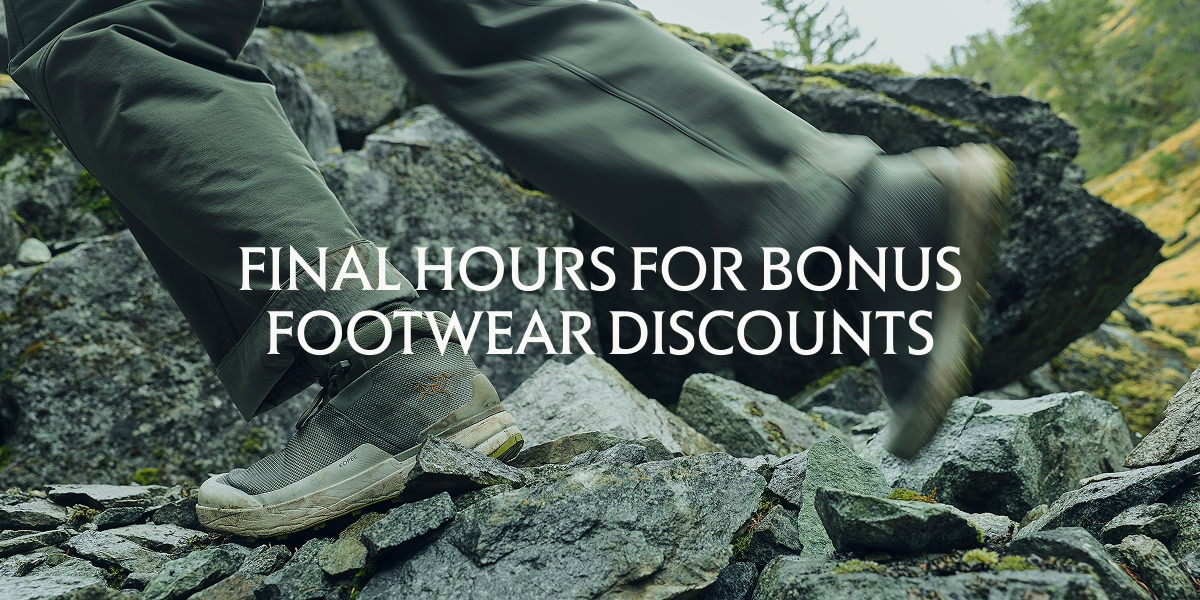 Final hours for bonus footwear discounts