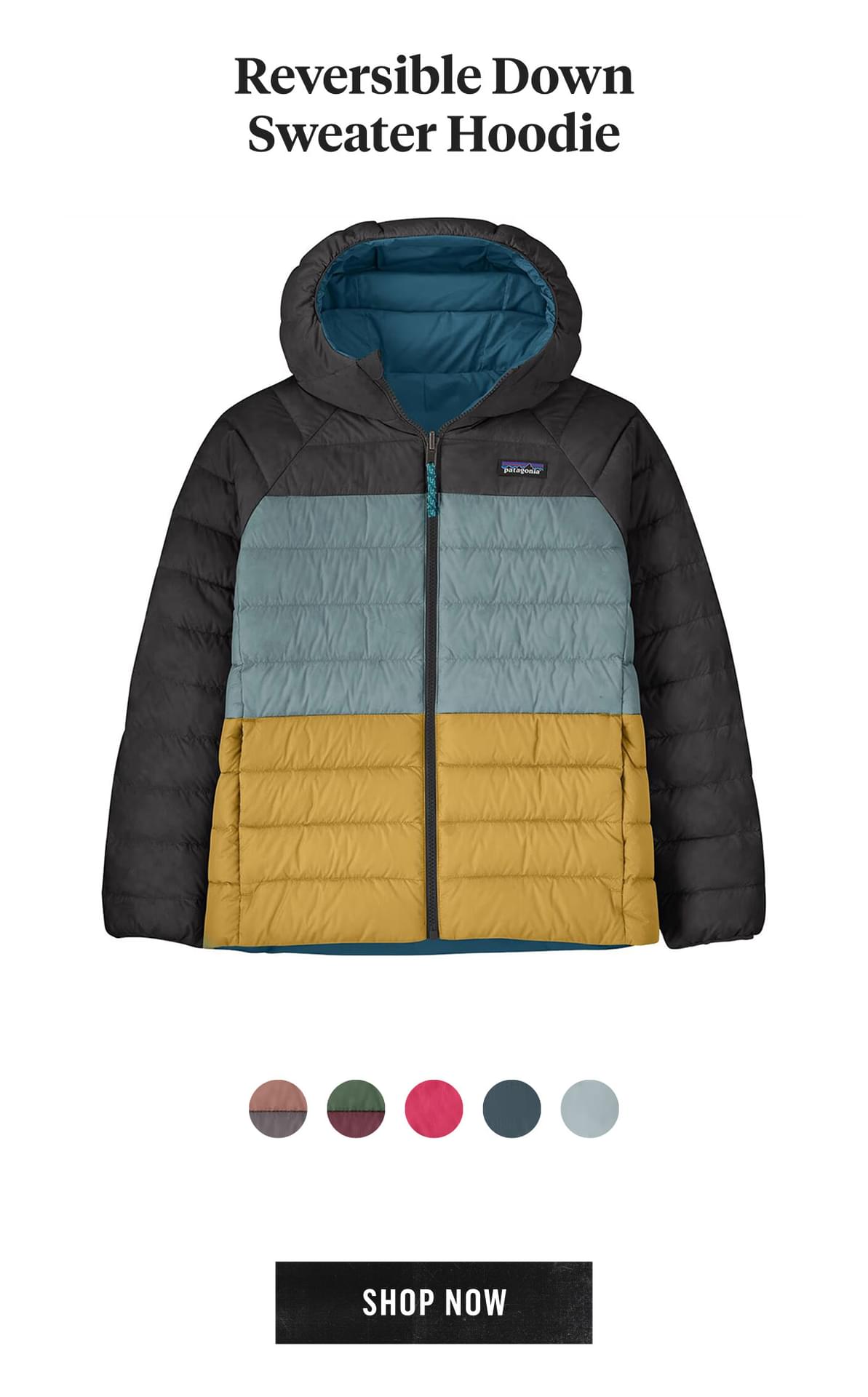 Reversible Down Sweater Hoodie from Patagonia. Shop Now!