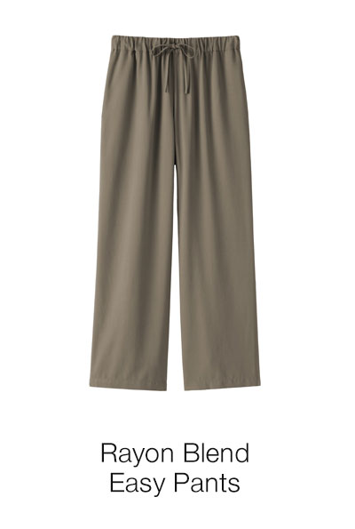 Shop Rayon Blend Easy Pants