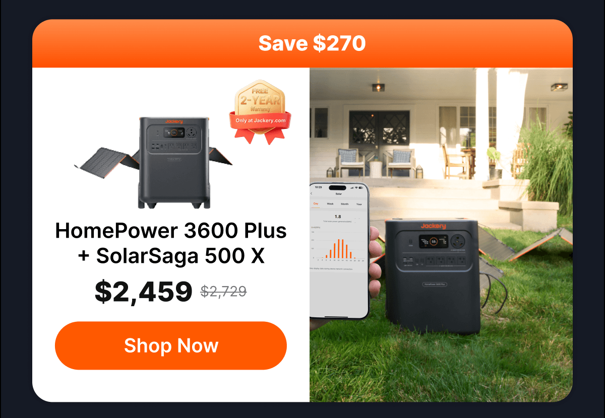 HomePower 3600 Plus + SolarSaga 500 X