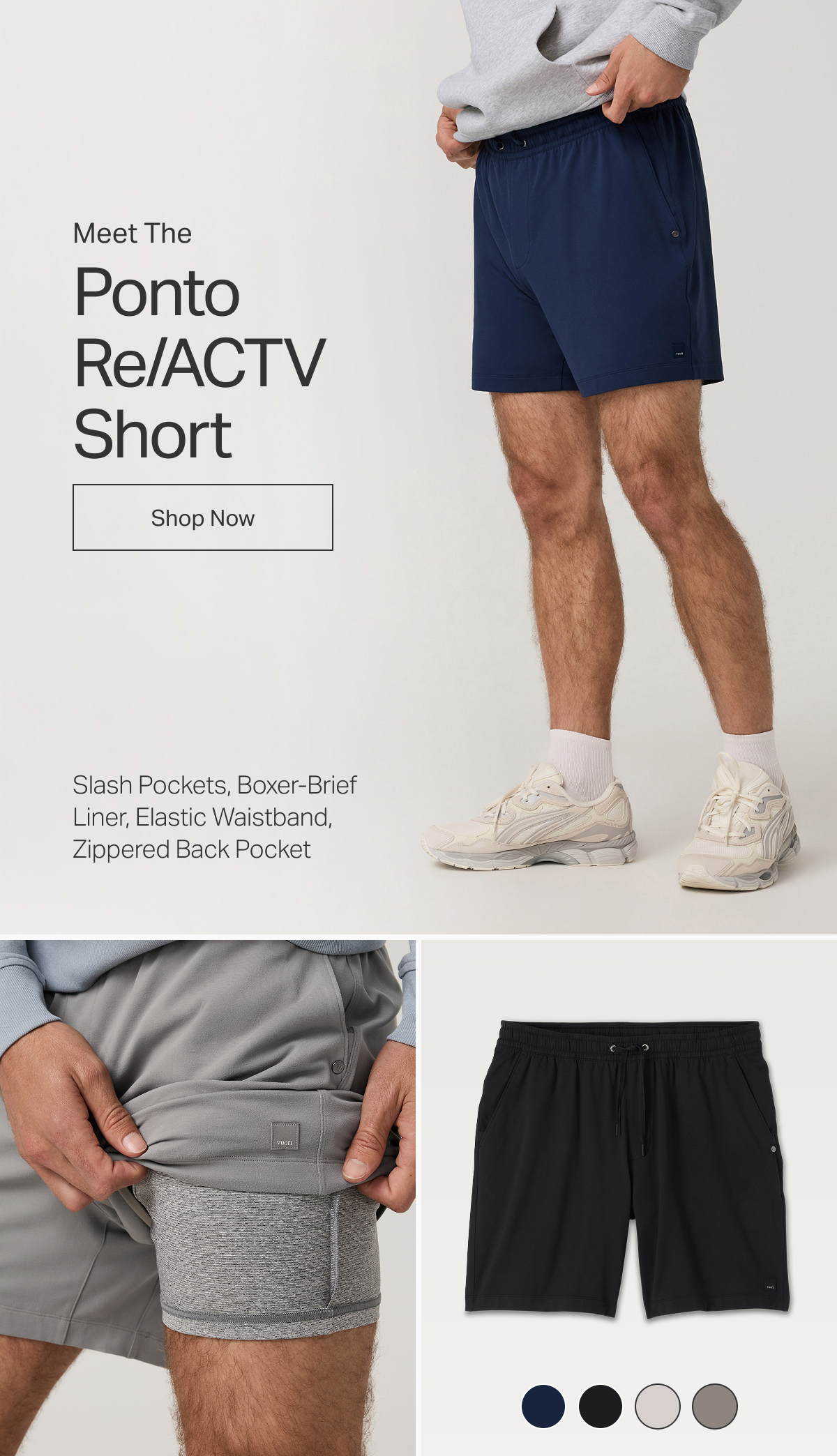 Meet The Ponto Re/ACTV Short