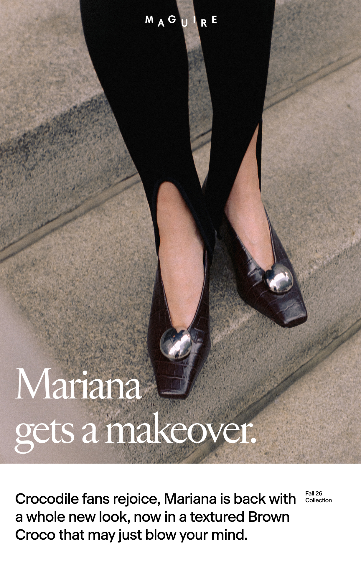 Mariana Brown Croco