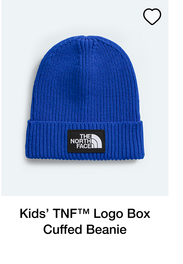 Kids' TNF Logo Box Cuffed Beanie