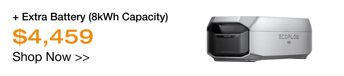 "+ Extra Battery (8kWh Capacity) $4,459 Shop Now >>"	