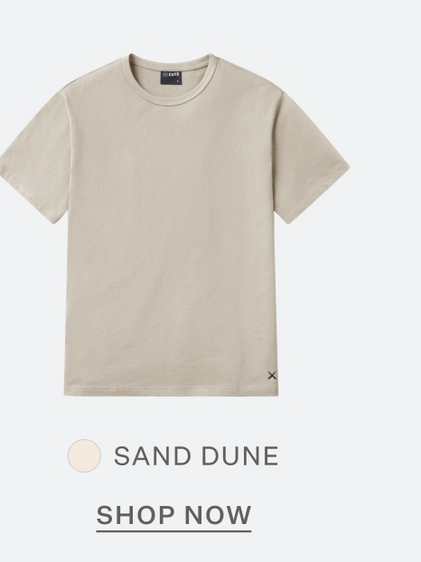 Overtime Tee in Sand Dune