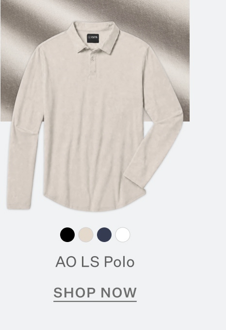 AO Long Sleeve Polo