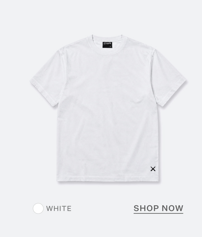 Overtime Boxed Tee - White