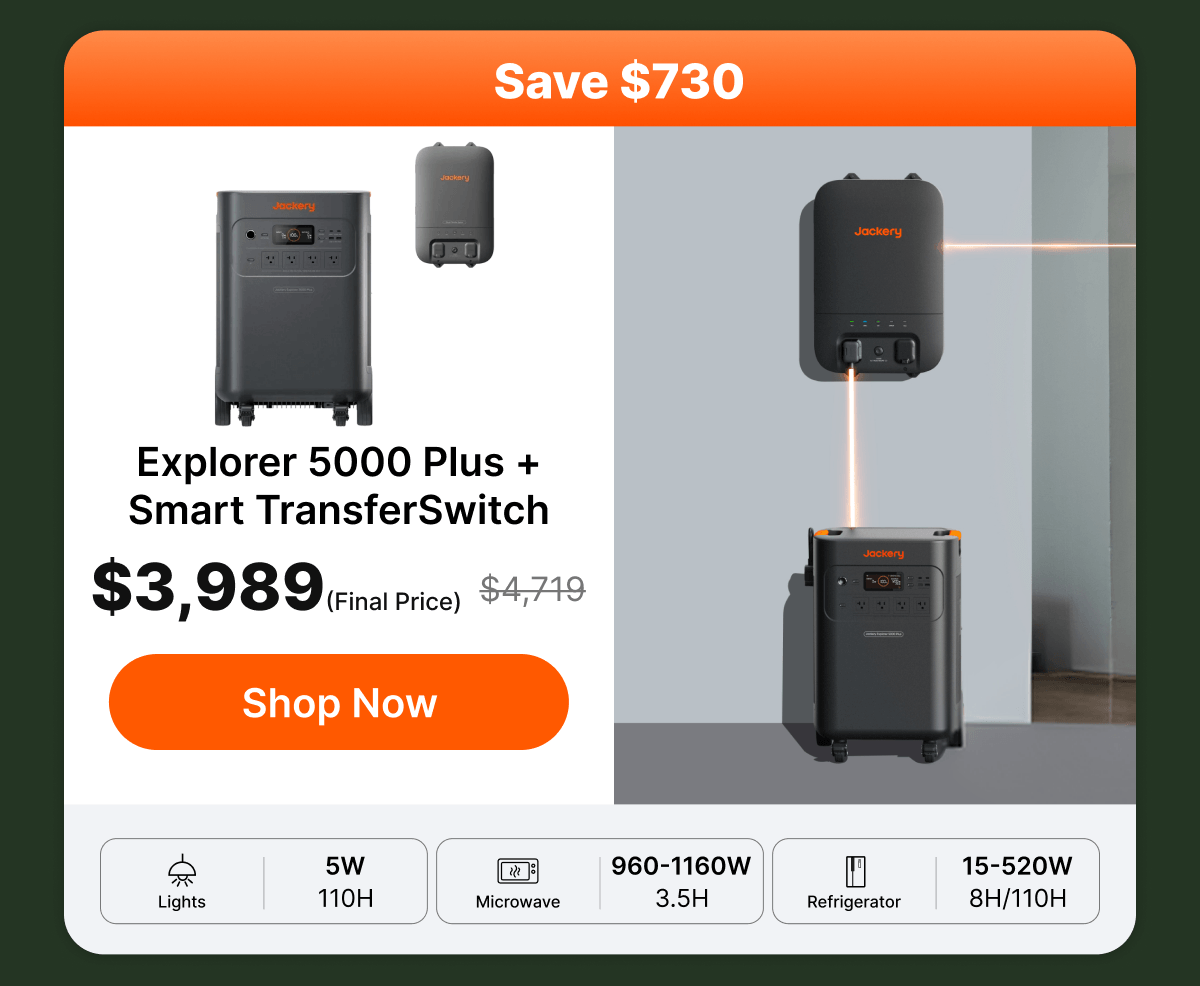 Explorer 5000 Plus +Smart TransferSwitch