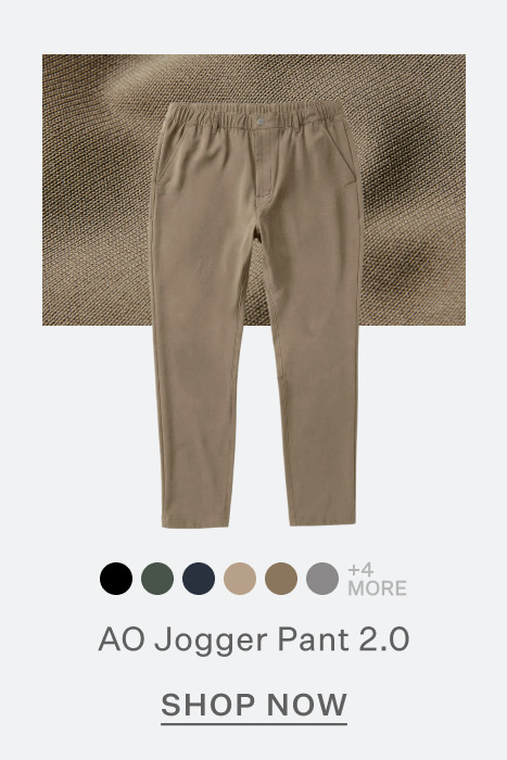 AO Jogger Pant 2.0 | Santal | Shop Now