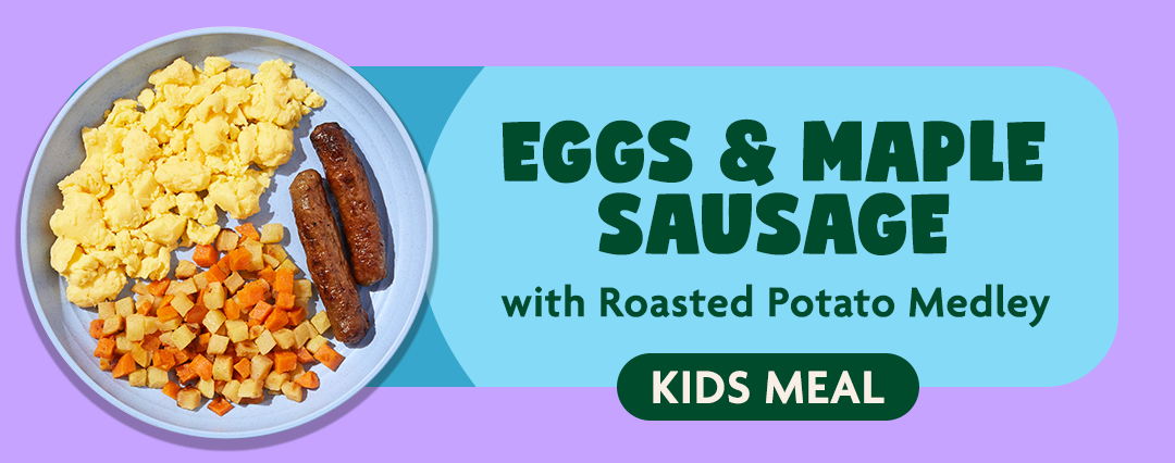 Eggs & Maple Sausage Kids Meal