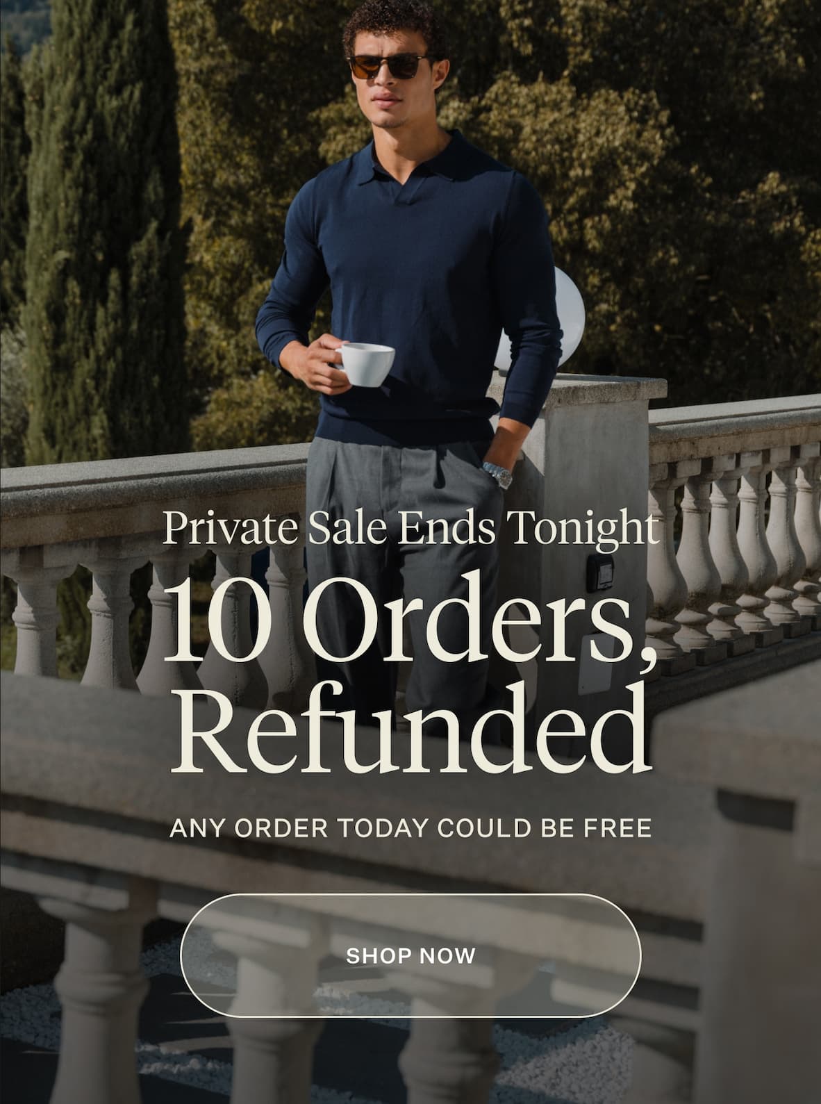 Private Sale Ends Tonight - 10 Orders Refunded - Any Order Today Could Be Free | Shop Now