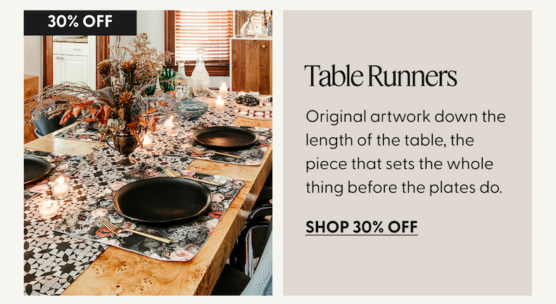 Table Runners | Shop 30% Off