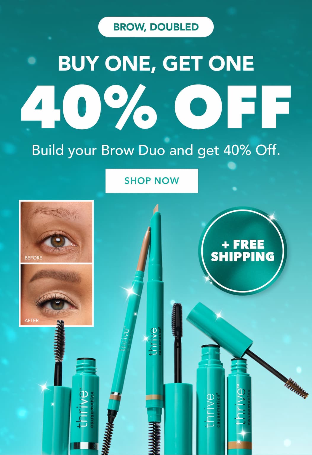 buy one get one 40% off!