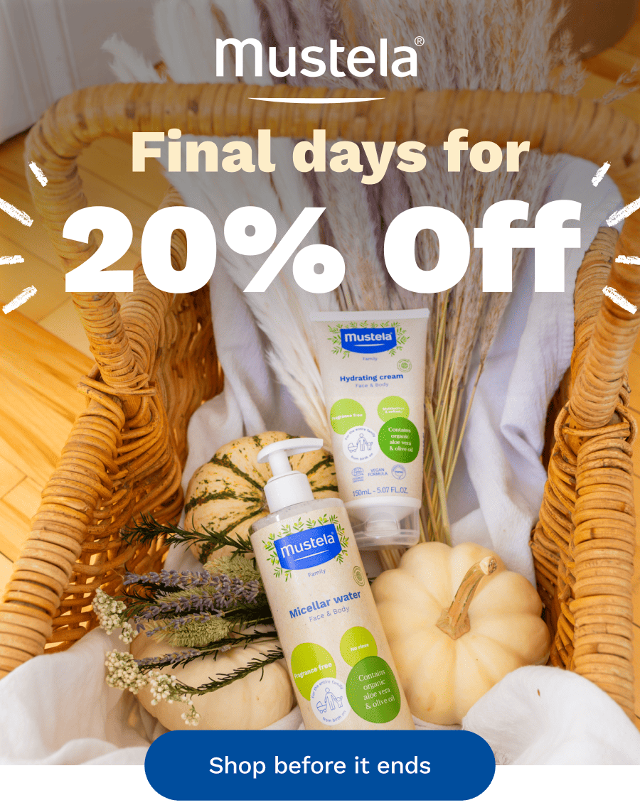 Mustela Logo | Final days for 20% off | Shop before it ends