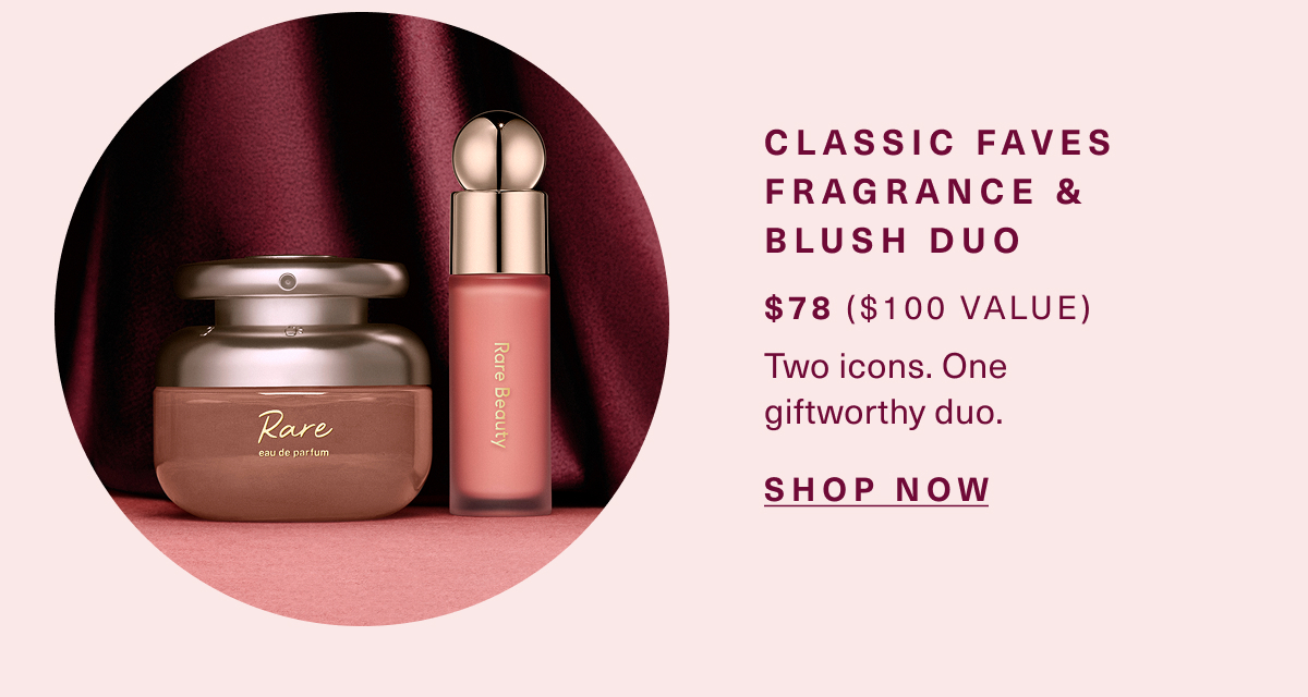 Classic Faves Fragrance & Blush Duo. Shop now.