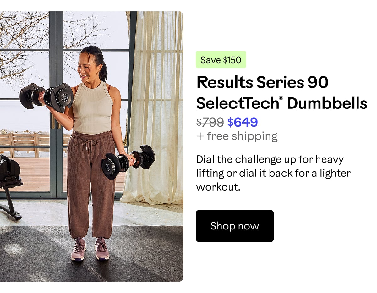 Results Series 90 SelectTech Dumbbells