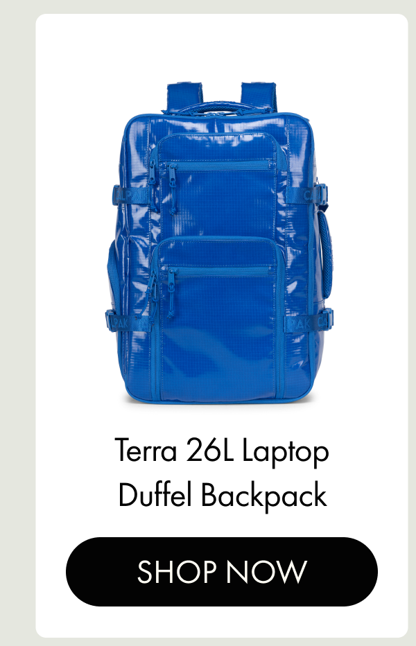 Terra 26L Laptop Duffel Backpack | SHOP NOW