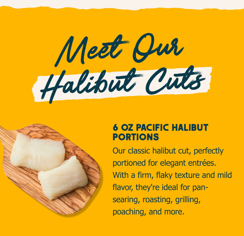Meet Our Halibut Cuts