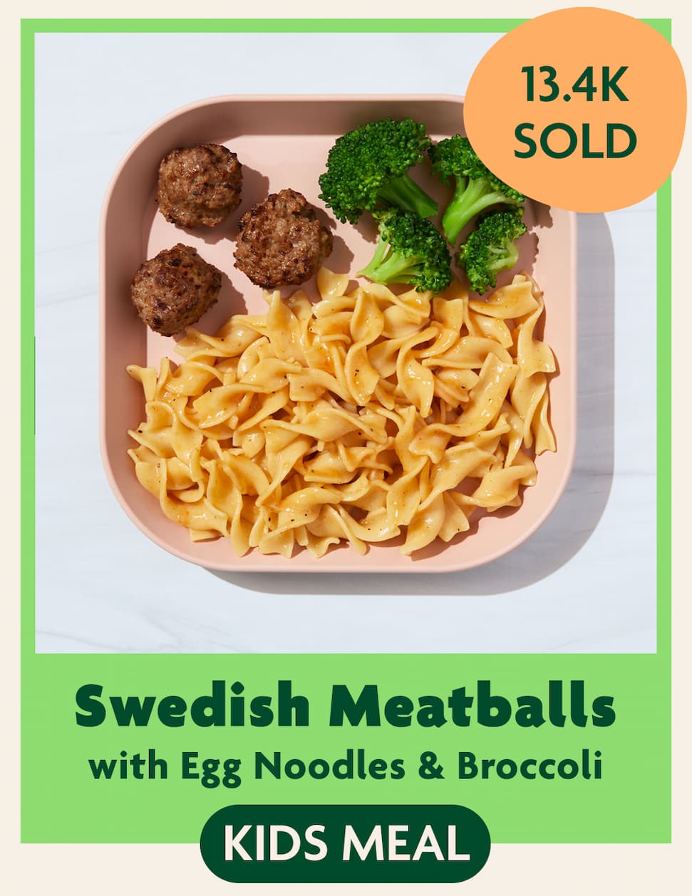 Swedish Meatballs Kids Meal