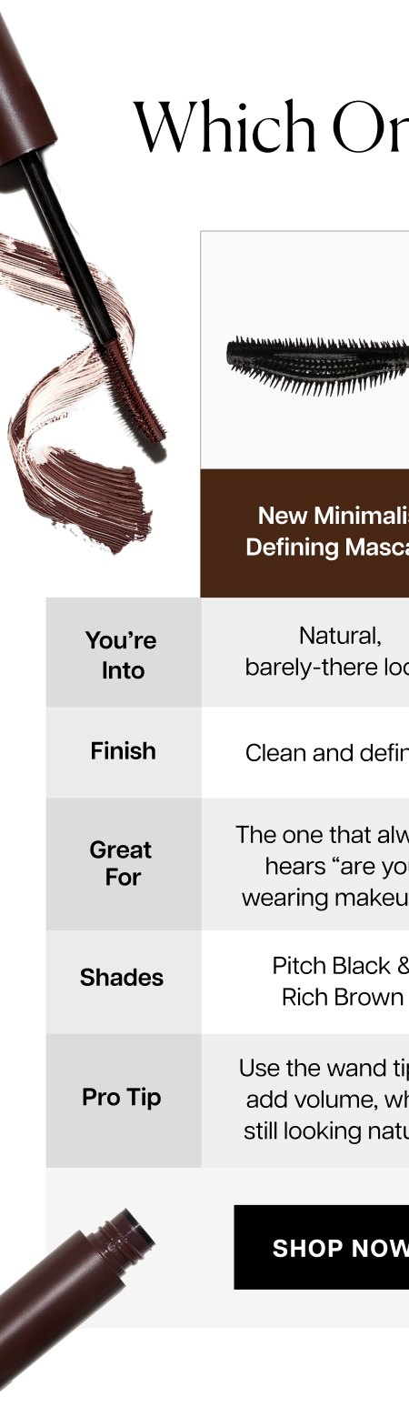 New Minimalist Defining Mascara
