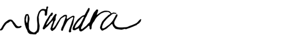 Signature of Sandra, Founder and CEO of KiwiCo.