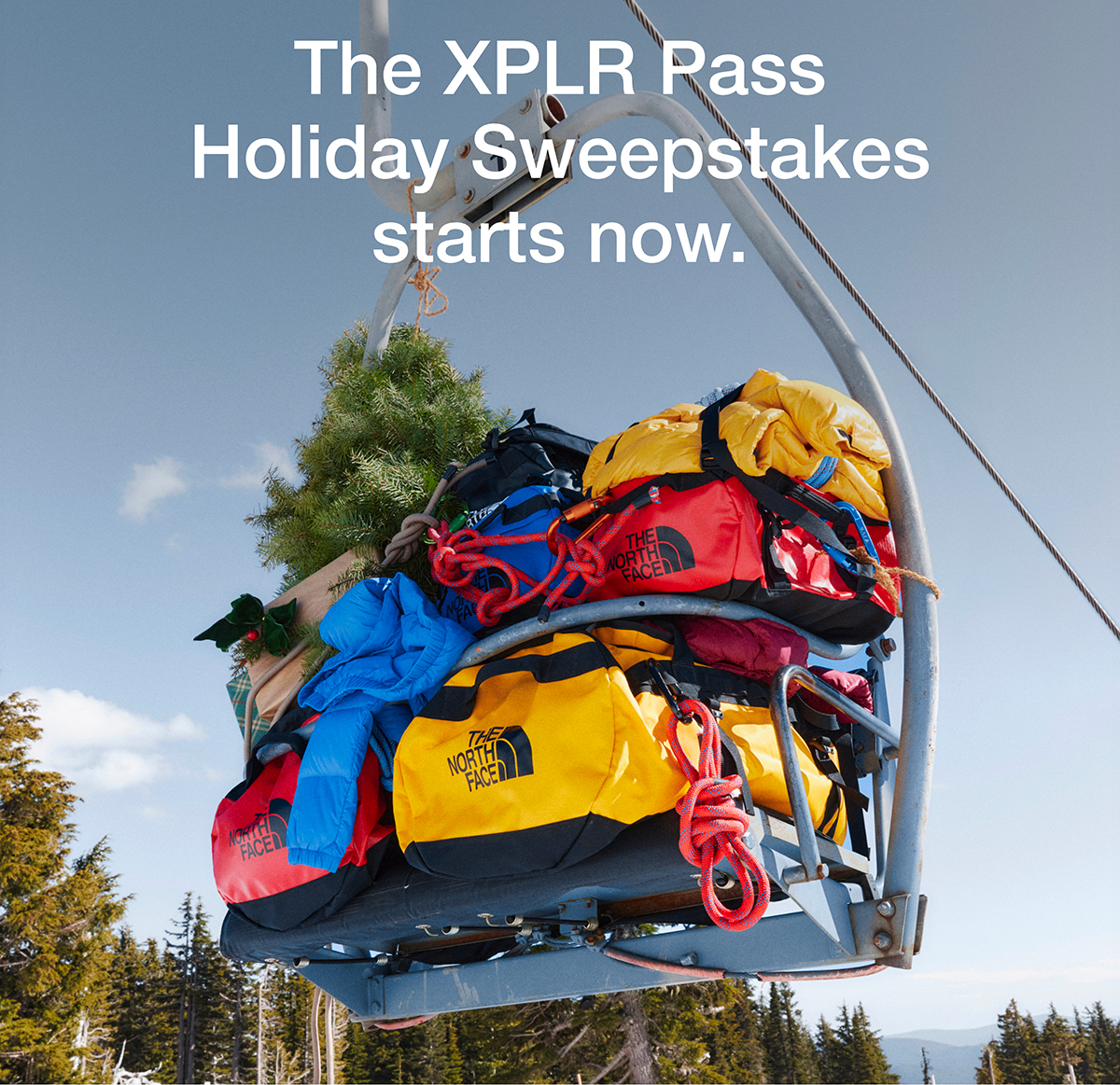 The XPLR Pass Holiday Sweepstakes starts now.