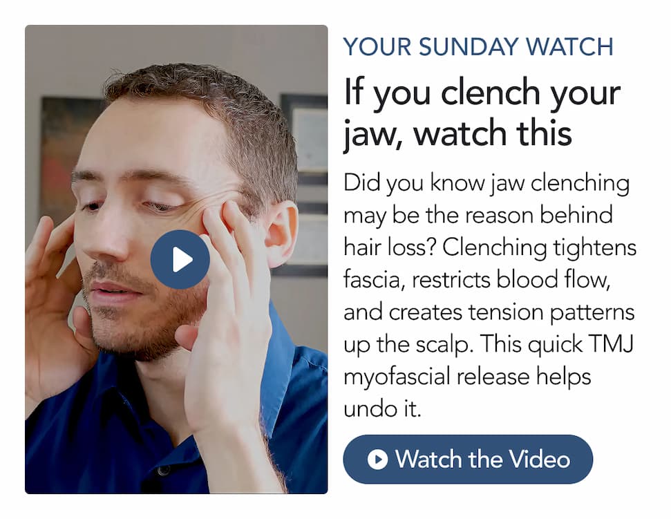 If you clench your jaw, watch this