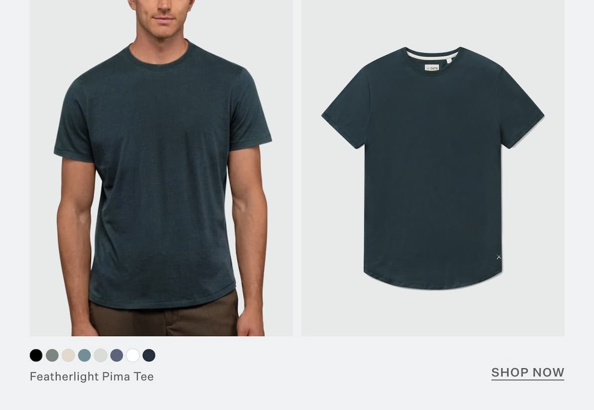 Featherlight Pima Tee