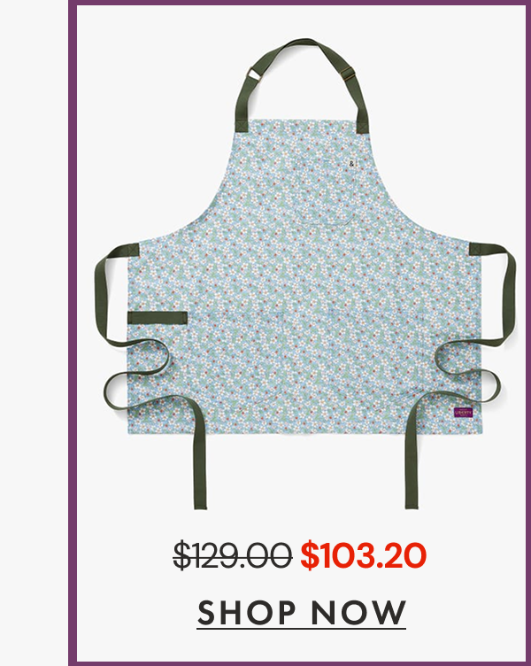Essential Apron Florals | Liberty Cropped Essential Apron in Paysanne Floral | SHOP NOW