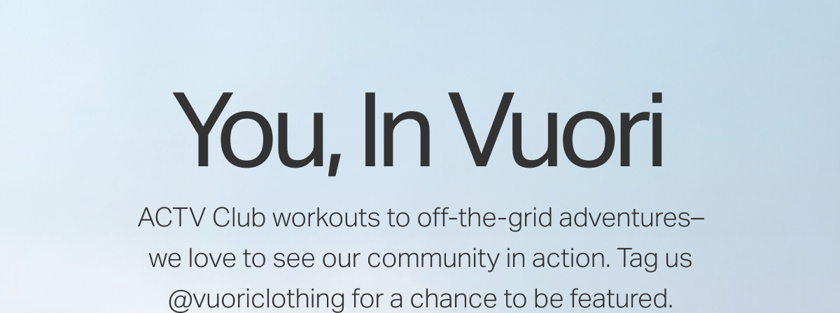 You, in Vuori