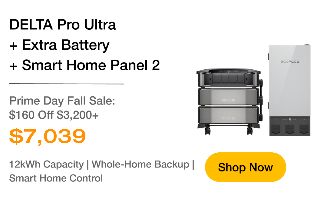 DELTA Pro Ultra + Extra Battery + Smart Home Panel 2