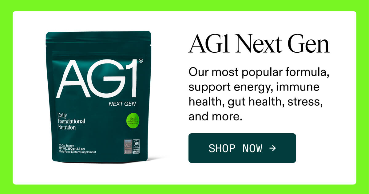 AG1 Next Gen - The Customer Favorite