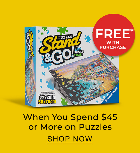 FREE* with Purchase When You Spend $45 or More on Puzzles | SHOP NOW