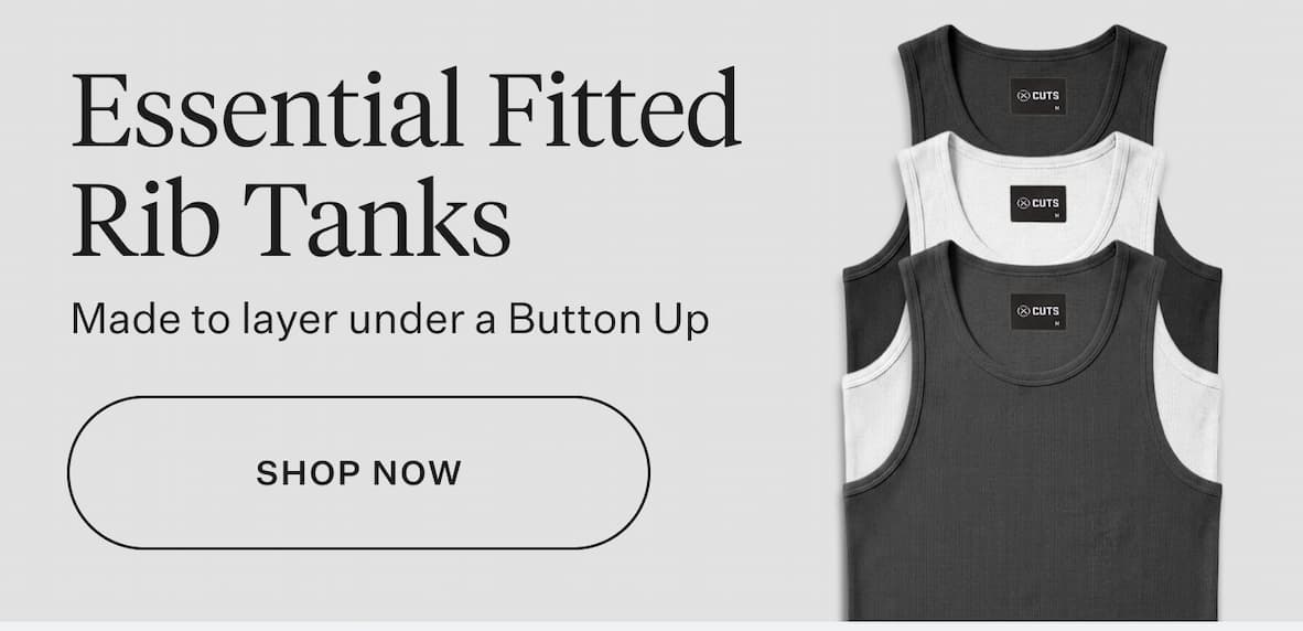 Essential Fitted Rib Tanks | Shop Now
