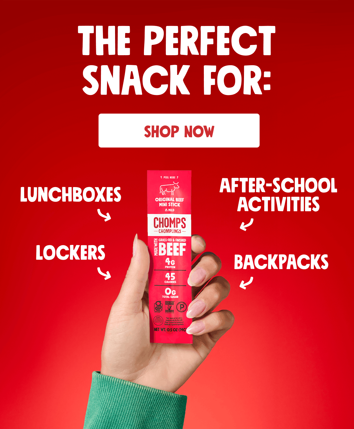 The Perfect Snack For Lunchboxes, After-School Activities, Lockers, Backpacks