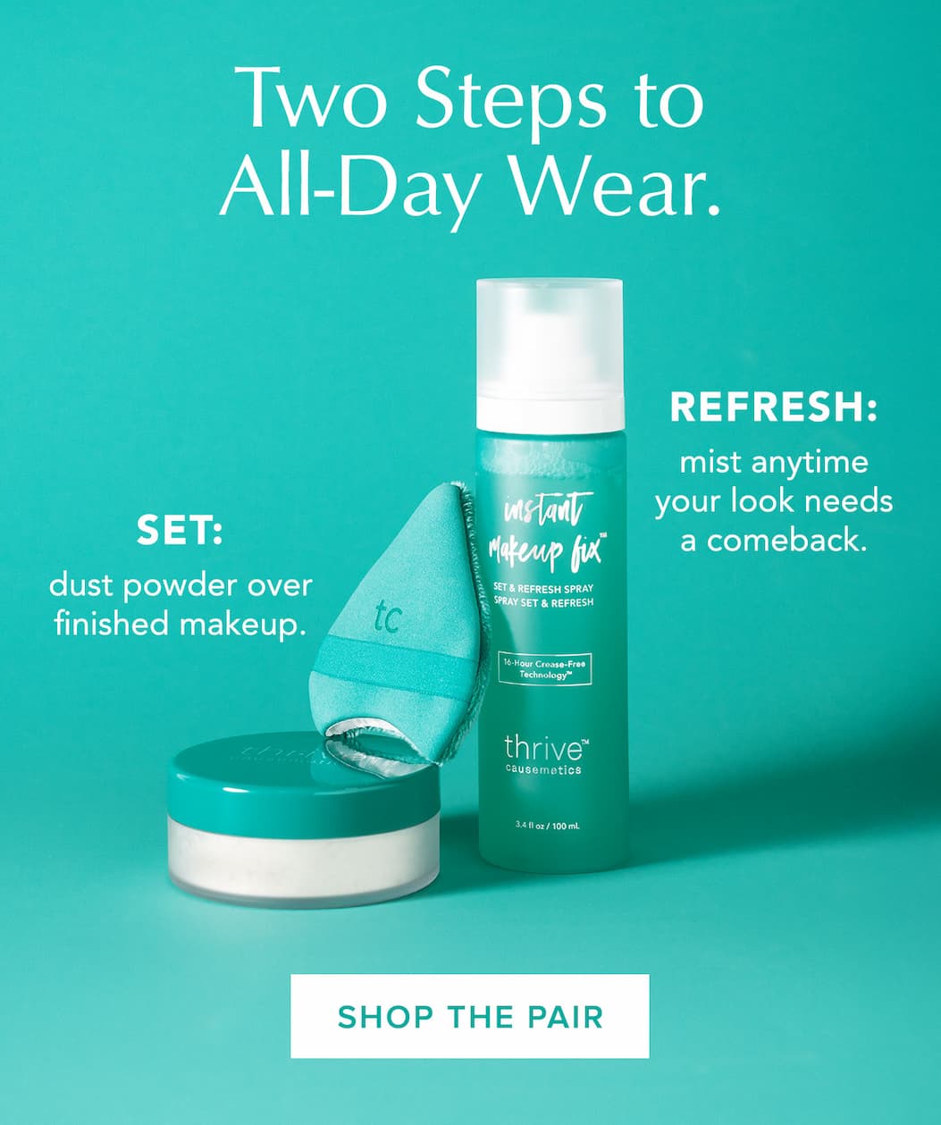 Two steps to all day wear
