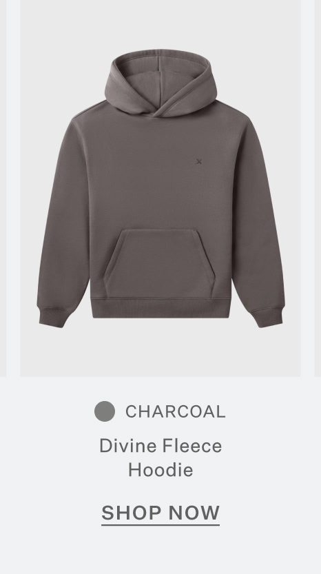 Divine Fleece Hoodie - Charcoal